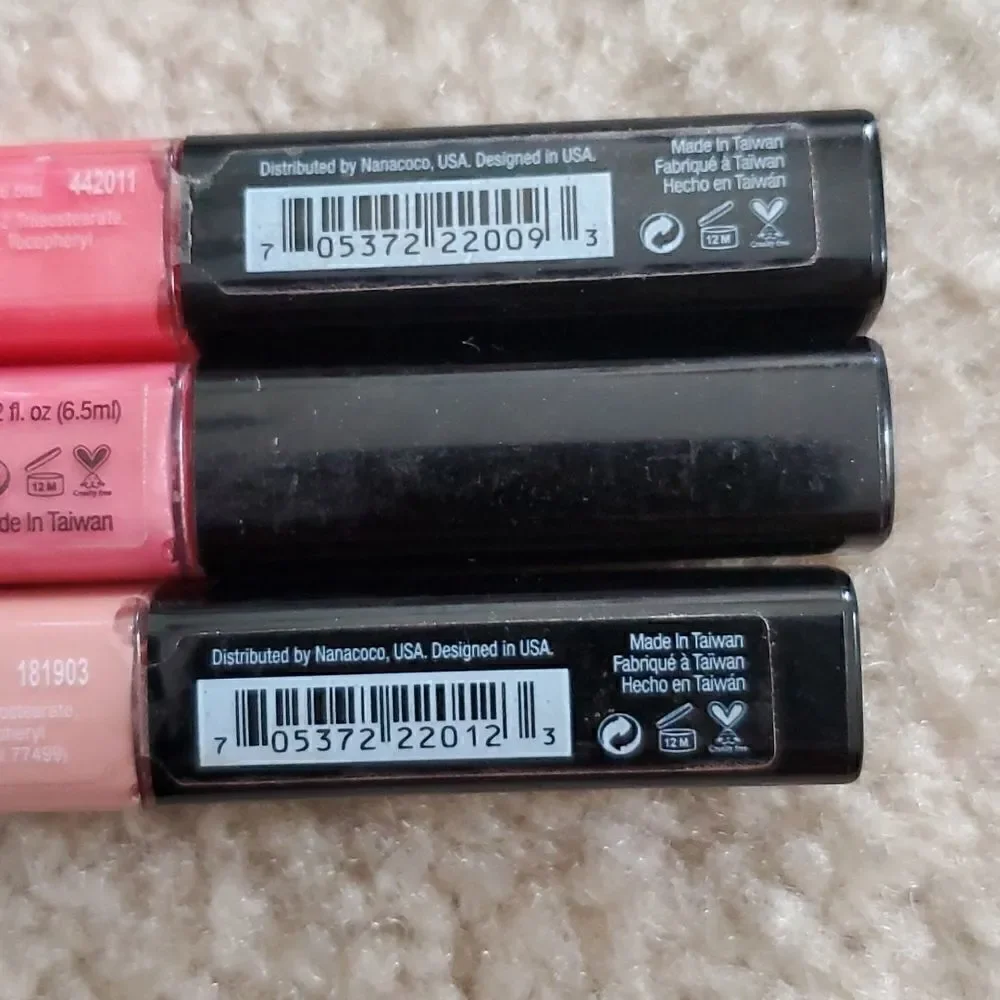 NANACOCO Just Peachy 3pc Laugh Out Loud Lip Gloss Collection